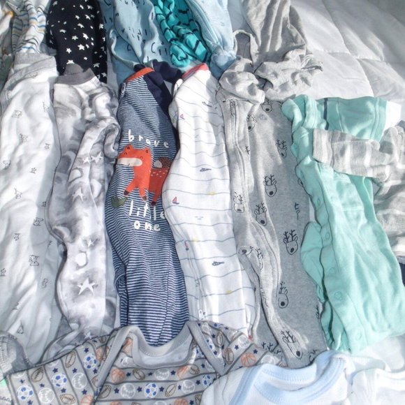 Tons of cute Baby Boy Newborn 0-3, 3 mo Spring Clothes Lot bundle!! - Picture 6 of 8